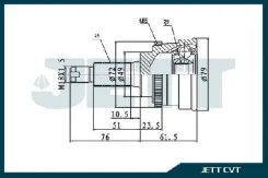 ���� ������� JETT V41-2466 ABS V412466ABS ����