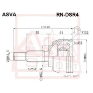 ���� Renault Duster HS# 1.5L K9K 2.0L F4R 10/10- ASVA Rndsr4 RNDSR4 ����