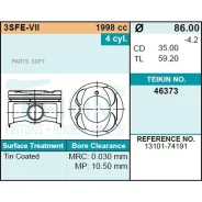 ������ (�-� 4��) 1,00 3S-FE Nadia, Ipsum, RAV4 ACN1#, SXN1#, GAIA #XM1# 86/1,2/1,2/3 d=22 46373100 ����
