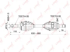 ������ � ����� | ����� ����/��� | LYNXauto CD1156 CD1156 ����