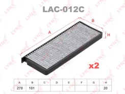 ������ �������� �������� (�������� 2 ��. ) LYNXauto LAC-012C LAC012C ����