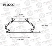 ������� BL0207 17.5x49.5x29.5 �� ��������� Avantech BL0207 ����