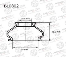 ������� BL0802 20.5x30x31.5 �� ��������� Avantech BL0802 ����
