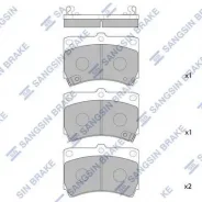 ������� �������� �. Mazda 121 1.3 90-96/323 1.3-1.8/1.7D 89-98 HI-Q SP1067SNS GDB1024 [B5Y63328Z] SP1067 ����