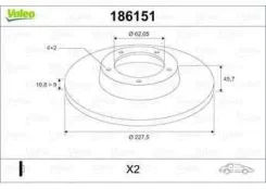 ���� ��������� Valeo 186151 ����
