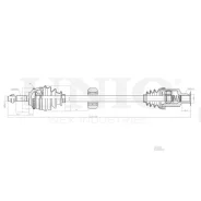������ � ����� �������� ������ Renault Symbol 00-, Clio II 98-, Kangoo 97- (����) UNIO CVJ10110 CVJ10110 ����
