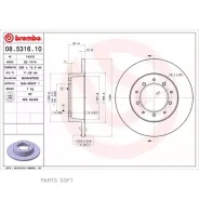 ���� ��������� Brembo 08531610 - 08531610 ����