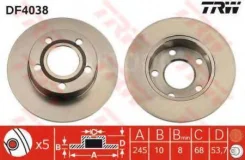 ���� ��������� ������ (� �������) TRW DF4038 DF4038 ����