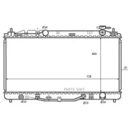 �������� ���������� ��������� Toyota Camry 2.4 06- NRF 59079 - 59079 ����