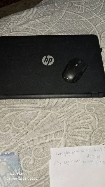 HP 15-ac070ur. 15.6", 1,9����, ��� 64 �� � ������, ���� 500���, WiFi: 1, ����������� �� 3��. ����