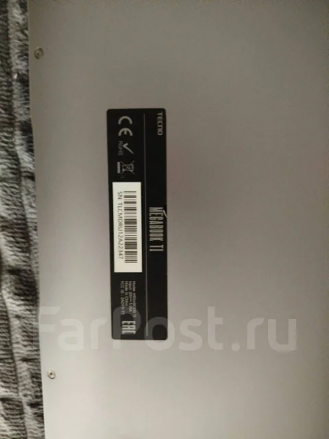 Tecno MegaBook T1. 15.6", ��� 12 ��, WiFi: 1, Bluetooth: 1 ����