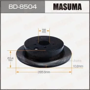 ���� ����. rear Subaru Legacy B4, Outback / BR9, BMM [��.2], ������ BD8504 ����
