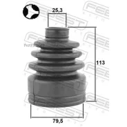 ������� ���� ���������� �������� 79.5X113X25 Febest 0315YF6RHT 0315YF6RHT ����