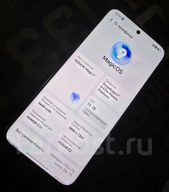 Honor Magic7. �/�, 256 ��, ������, 3G, 4G LTE, 5G, Dual-SIM, ����������, NFC ����