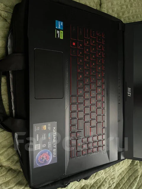 MSI Katana 17. 17.3", 4,4����, ��� 8 ��, WiFi: 1, Bluetooth: 1 ����