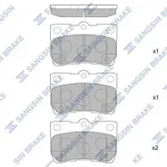 ������� �������� ������ 88.3x15.5x58.2 Lexus GS 450h/460/IS 2.5/2.2D 05 HI-Q SP2083 SP2083 ����