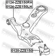 ����� ����� Toyota Corolla E18, Avensis T27 0124-Z 0124ZZE150LH 0124ZZE150LH ����