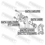 ����� ������� ���������� �������� Mitsubishi Pajer 0477CV55WR 0477CV55WR ����