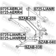 ����� ���� �������� ���� ������ Suzuki Liana 0725- 0725Lianrrh 0725LIANRRH ����