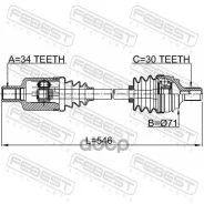 ������ ������ ����� 34X546X30 Mercedes BENZ W212 4 1614221FLH 1614221FLH ����