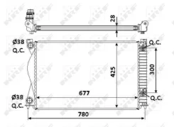 �������� A6 2 0TDI/TFSI �� 58234 NRF 58234 ����
