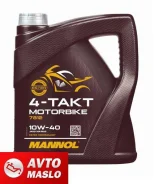 Mannol 4-Takt Plus. 10W-40, �������������, 4��. ����
