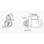 ������� 12V 2,2 KW Magneti Marelli 063721044010 063721044010 ����