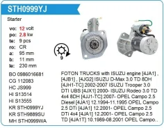������� Isuzu 4JG2,4JB1,4JX1 12V KR Krauf STH0999WD ����