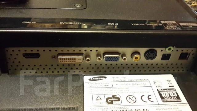 Samsung. 24", ���������� �� (LCD, LED, QLED) ����
