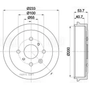 ������� ����. ��� �/� Peugeot 107 (05-)/Citroen C1 (05-) d233 (TF 534244) Trialli TF534244 TF534244 ����