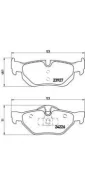 ������� ��������� �������� ������ ��� BMW 3, BMW 1, BMW X1 Brembo P 06 038 P06038 ����