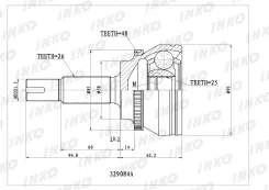 ���� ������� 26/25 ABS 48 | ����� ����/��� | 329084A ����