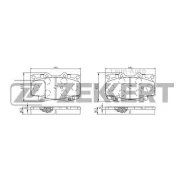 ������� ����. ����. ������. Toyota Hilux (N10 N20 N30) 04- Fortuner (N50 N60) 05- BS2077 ����