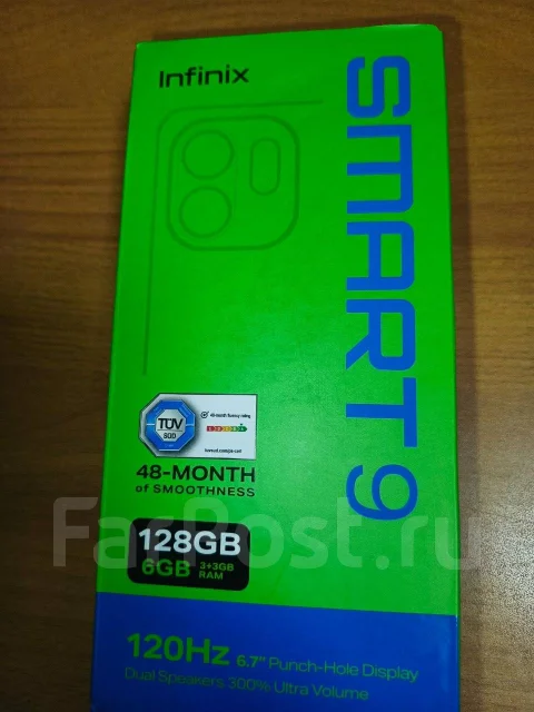Infinix Smart 9. �����, 128 ��, ������, 4G LTE, NFC ����