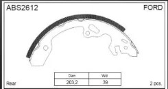 ������� ��������� ���������� ������ ��� FORD Focus, FORD Fiesta, Mazda 2 Allied Nippon ABS2612 ABS2612 ����