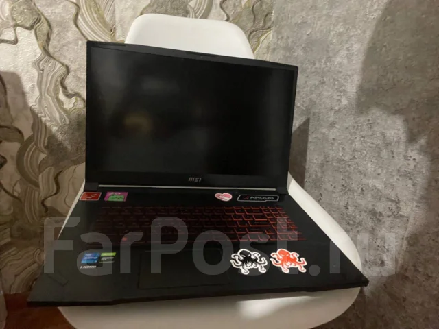 MSI Katana GF76. 17.3", 144����, ��� 8 ��, ���� 256���, WiFi: 1, Bluetooth: 1, ����������� �� 12��. ����