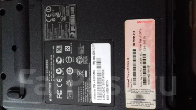 eMachines. 15", ��� 4 ��, WiFi: 1, Bluetooth: 1 ����