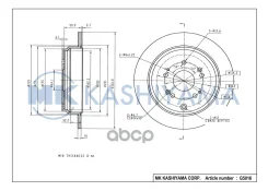 ���� ���������, ������ (301,8�10) 5 ��� HO CR-V III 06- 08A35510; 08A87110; 08A87111; 0986479452; 197463; 25207; 25211; 297463; 33107068; 361453; 4251...