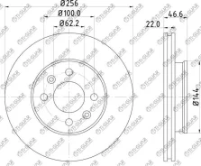 ���� ��������� /�������� ������ /����� Tiguar /Kia Rio 20052011 Hyundai Accent 2006 i20 2008; 256��/22��; TG517121G000; 517121G500 517121G000 ST517121...