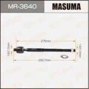 ������� ���� Masuma Toyota Corolla / NZE120, NZE121 00-06 MR-3640 Masuma MR3640 ����