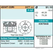 ������� ��������� Teikin 43678AG 0.50 (4��/����) 43678AG050 ����