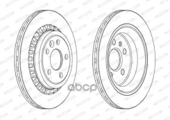��������� ���� ���. Volvo XC60 08- Ferodo ���. DDF1802C DDF1802C ����
