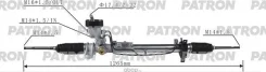 ����� ������� A3 / Octavia / BORA, GOLF 1996-03 � ����� �1JWP050833 ����� 1300mm ZF PSG3001 Patron PSG3001 ����