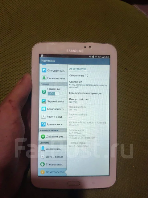 Samsung Galaxy Tab 3. 7 ������, ������ 8 �� ����