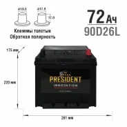 President. 72��.�., D26, 630��., ��������, ������������ �����. ��� ����� �� ���������� ����