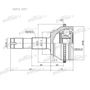 ���� �������� � ������� ABS 35x71.5x29 ABS:54T FIAT Ducato Russia 08- Patron PCV1334 PCV1334 ����