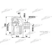 ���� ������ �-�� 38x59.5x33 ABS:45T AUDI: A4 00-04, A4 Avant 01-04, A4 ������ 03- Patron PCV1435 PCV1435 ����