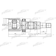���� ����� ���� �-�� 23x40x21 FORD: Focus 98 - 04, Focus ��������� 99 - 04 1.6 Patron PCV5036 PCV5036 ����