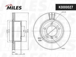 ���� ��������� �������� ����. D=292��. K000027 Miles, �����/������ K000027 ����