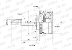 ���� ������� 26/27 ABS 48 | ����� ����/��� | (INKO) |1| 329182A 329182A ����